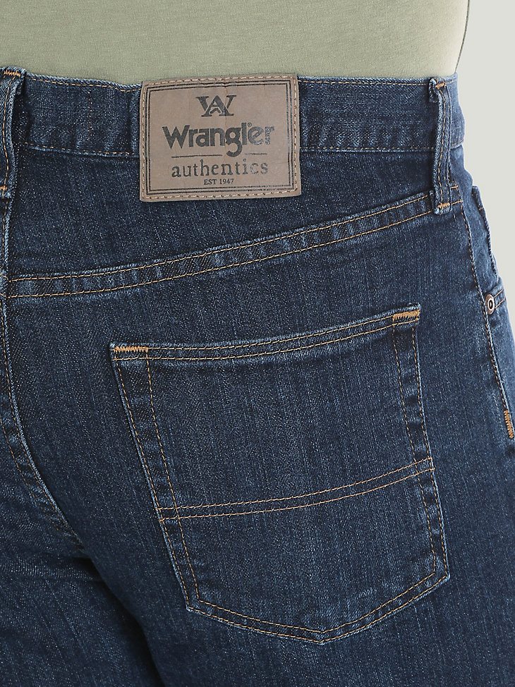Men's Wrangler Authentics Regular Fit Flex Jean in Indigo Dark