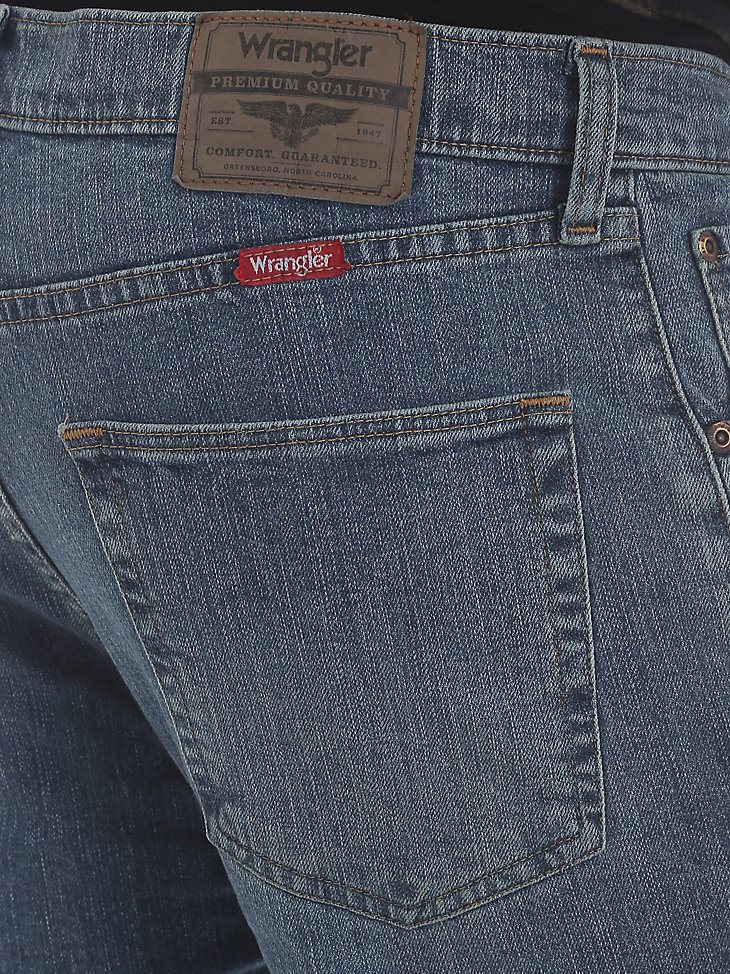 Wrangler Five Star Premium Denim Flex For Comfort Straight Fit Jean in Tombstone