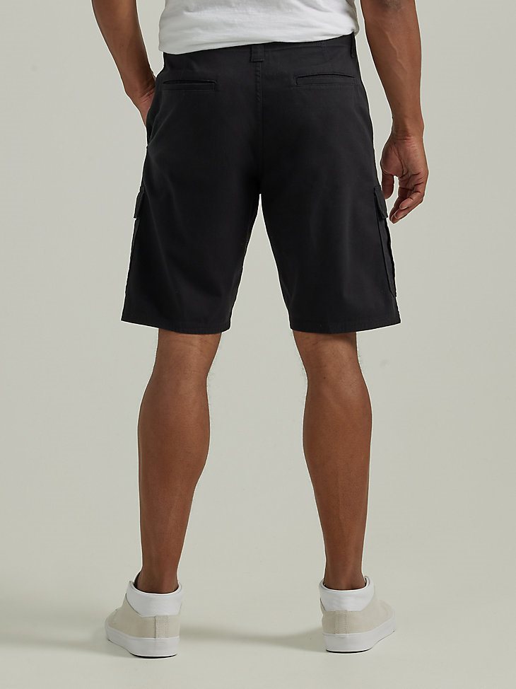 Men's Wrangler Authentics Stretch Cargo Short in Black