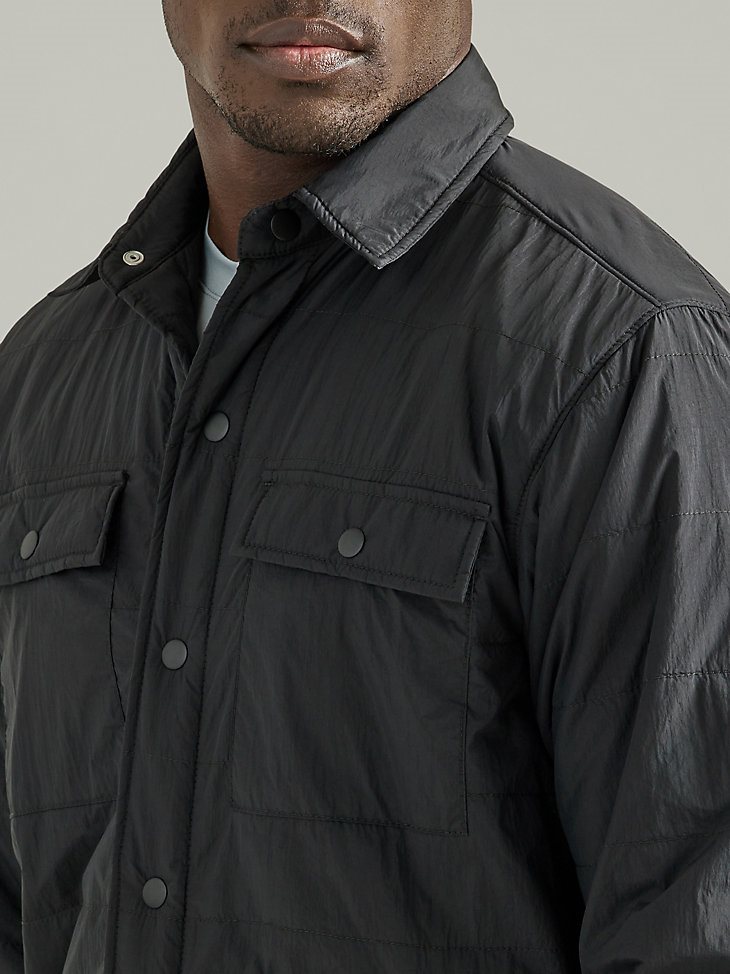 ATG by Wrangler Men's Alpine Shirt Jacket in Black