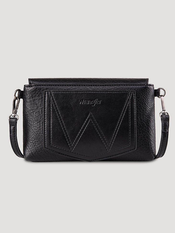 Women's Fringe Turquoise Cross Body in Black