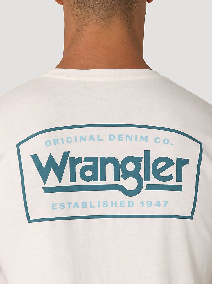 Wrangler Original Denim Co T-Shirt in Marshmallow Heather