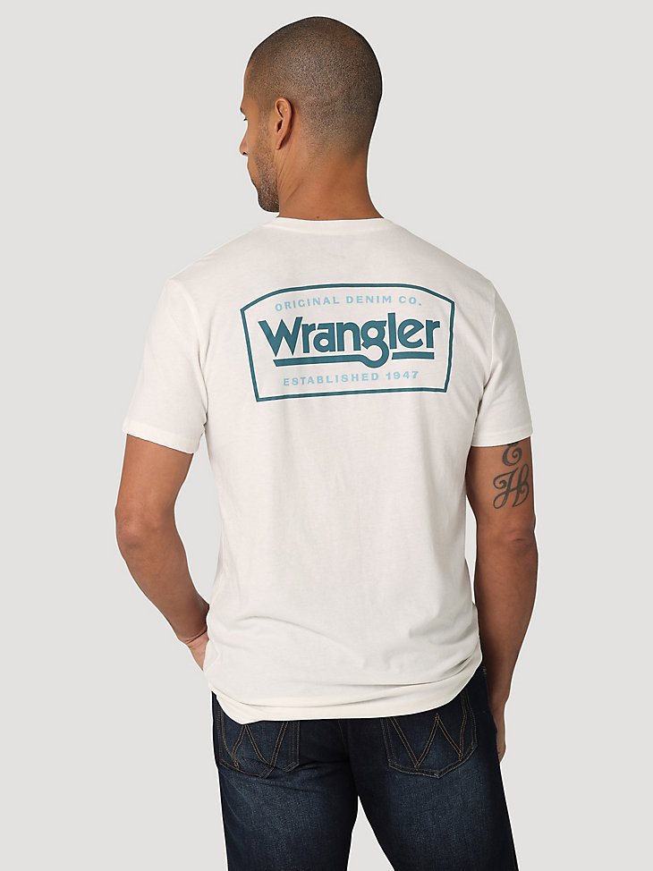 Wrangler Original Denim Co T-Shirt in Marshmallow Heather