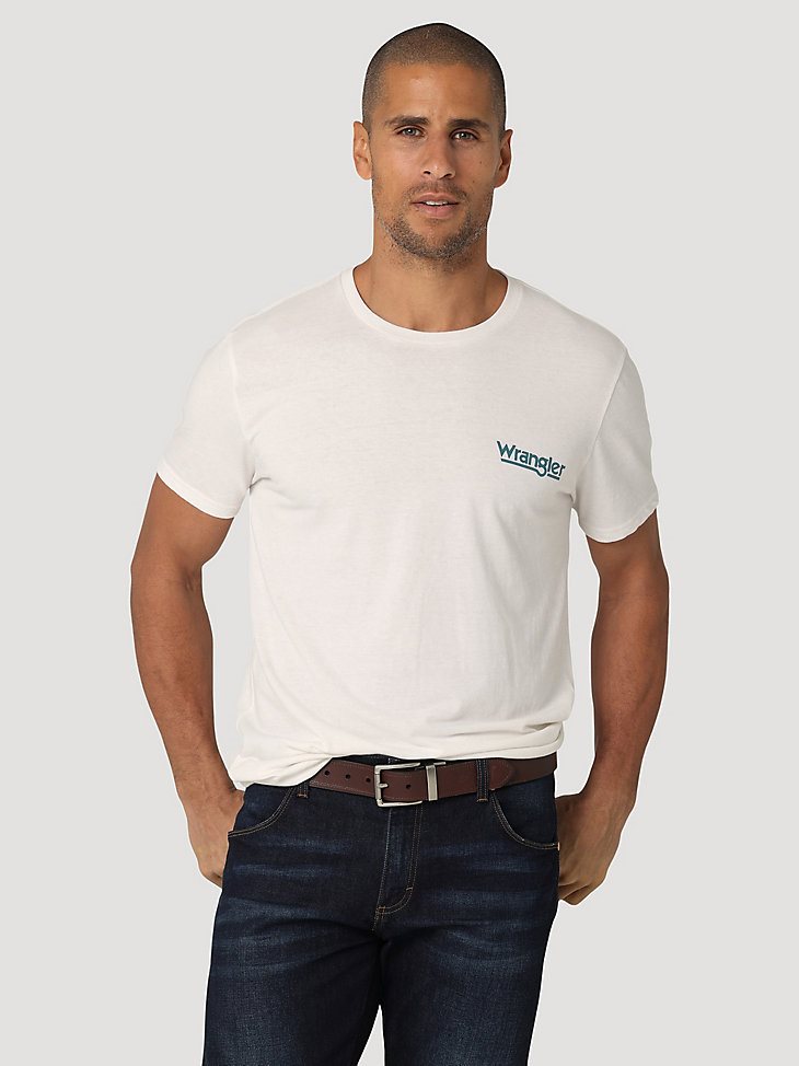 Wrangler Original Denim Co T-Shirt in Marshmallow Heather