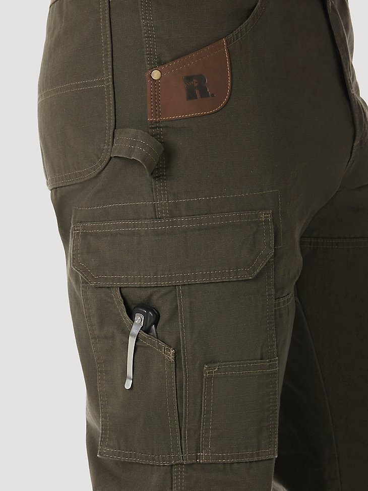 Wrangler RIGGS Workwear Ripstop Ranger Cargo Pant in Loden