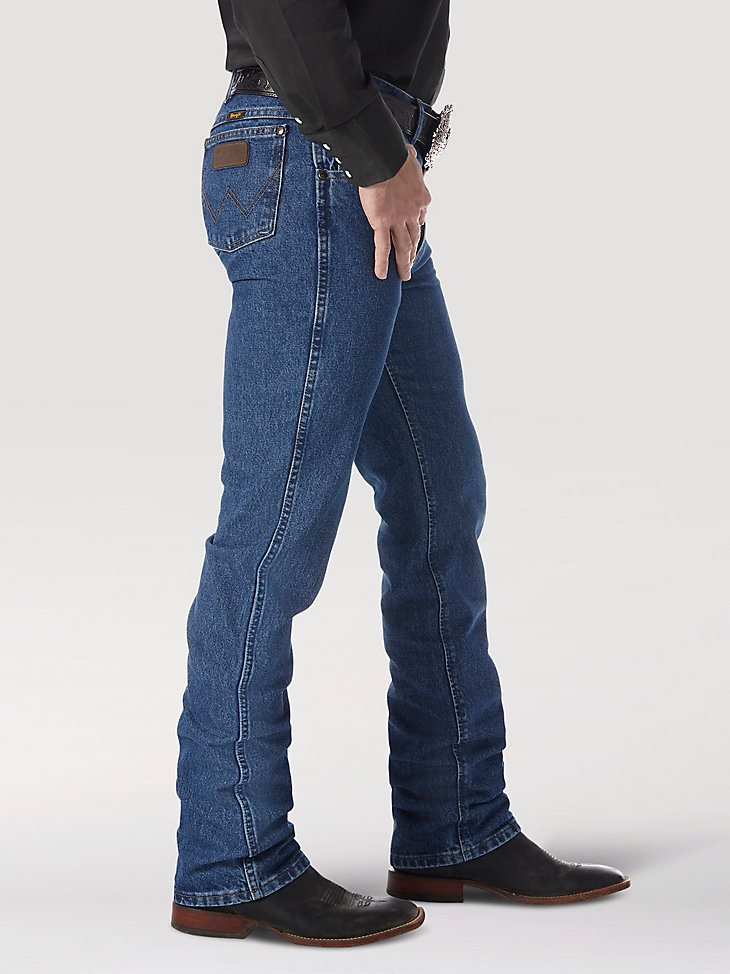 Premium Performance Cowboy Cut Slim Fit Jean in Dark Stone