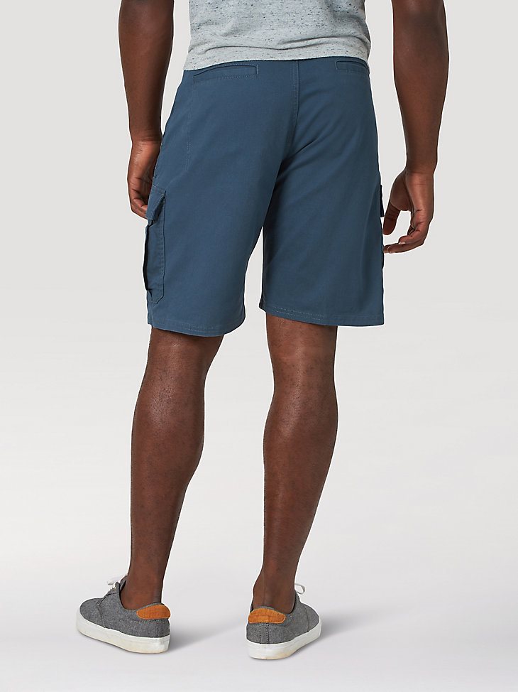 Men's Wrangler Authentics Stretch Cargo Short in Midnight Blue
