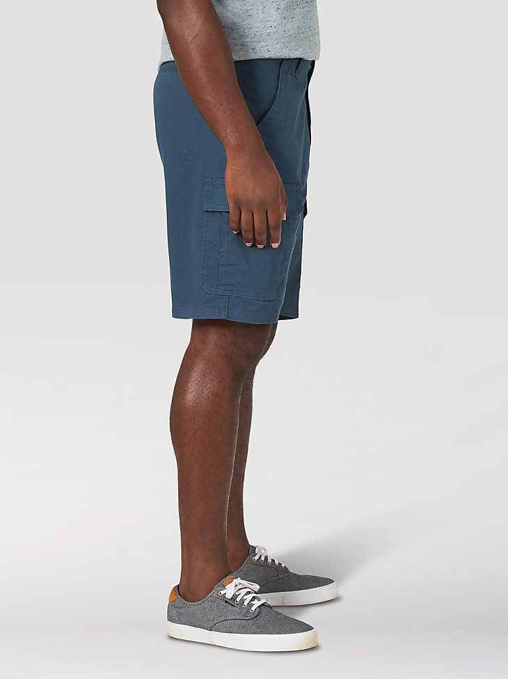Men's Wrangler Authentics Stretch Cargo Short in Midnight Blue