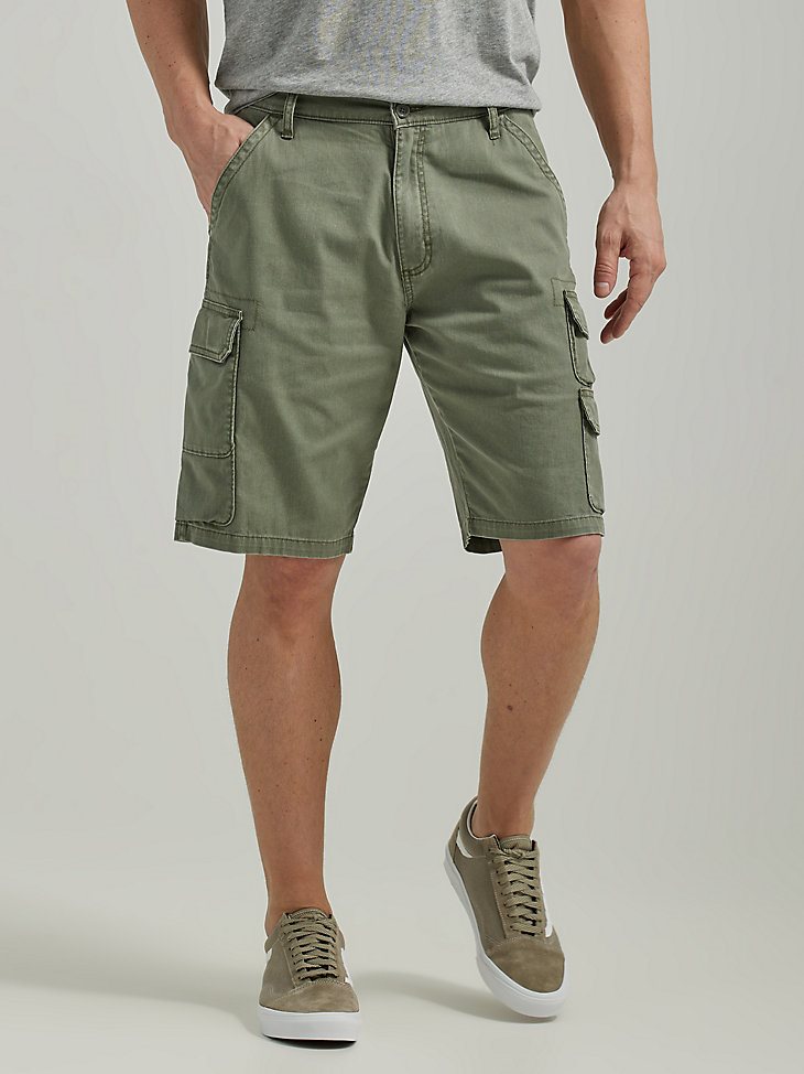 Wrangler Men's Five Star Premium Stacked Cargo Short in Spruce