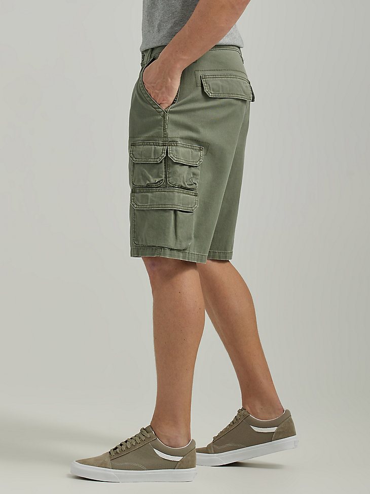 Wrangler Men's Five Star Premium Stacked Cargo Short in Spruce