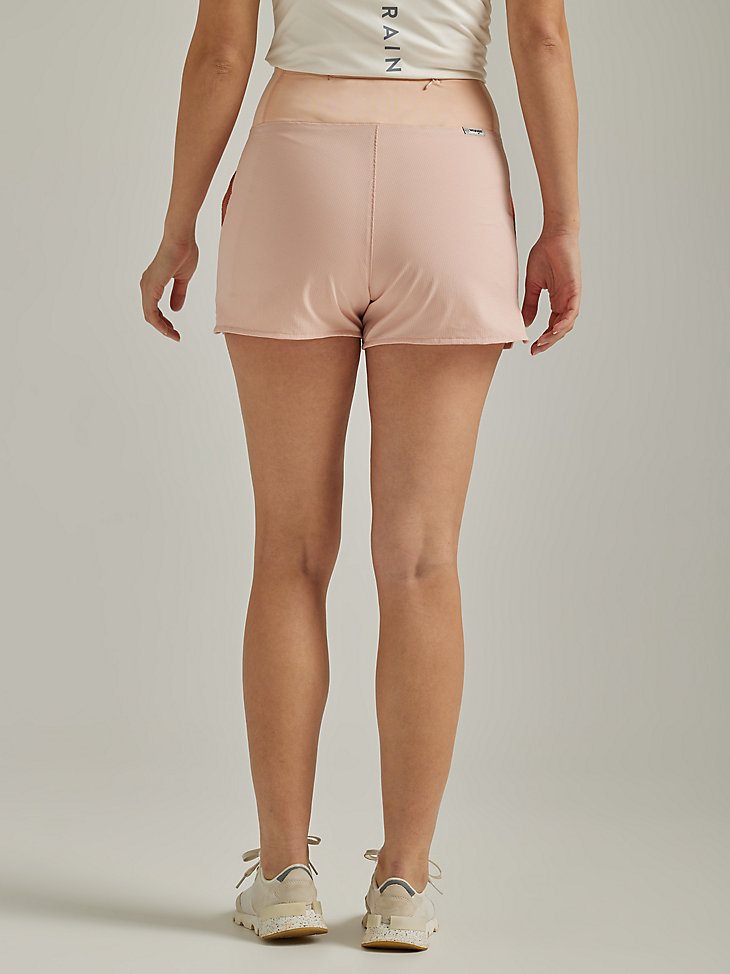 ATG By Wrangler Women's Mixed Material Short in Rose