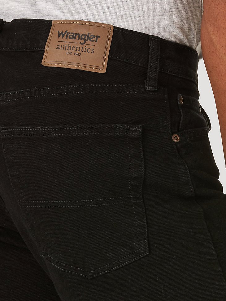 Men's Wrangler Authentics Relaxed Jean Short in Jet Black