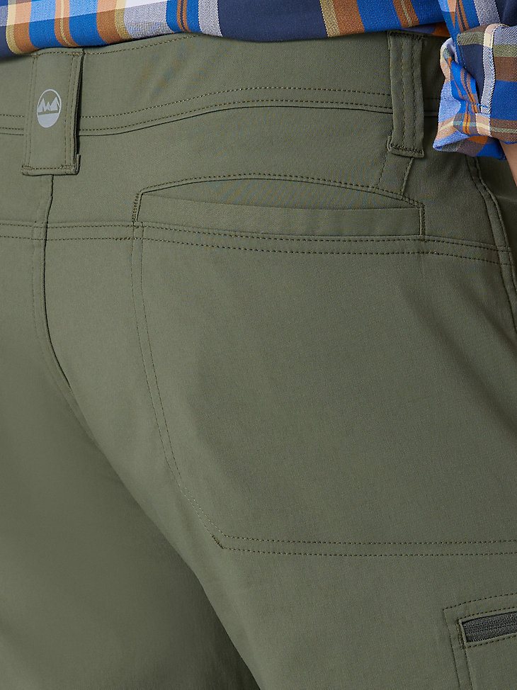 Men's Outdoor Performance Utility Short in Dusty Olive