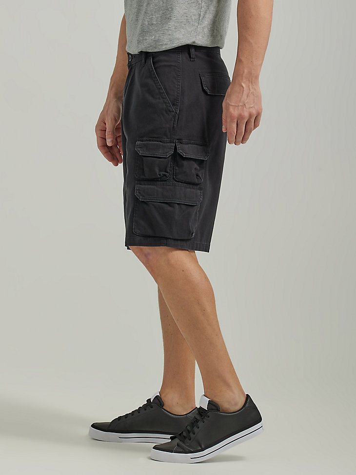 Wrangler Men's Five Star Premium Stacked Cargo Short in Black