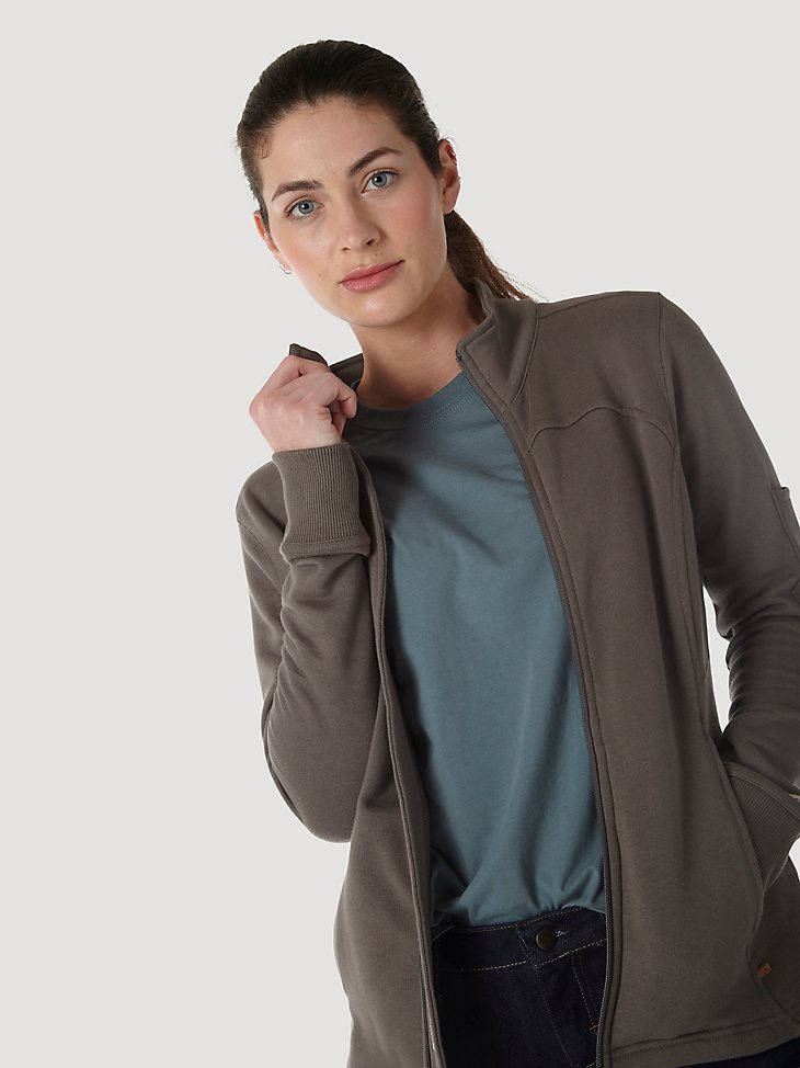 Women's Wrangler RIGGS Workwear Work Jacket in Charcoal