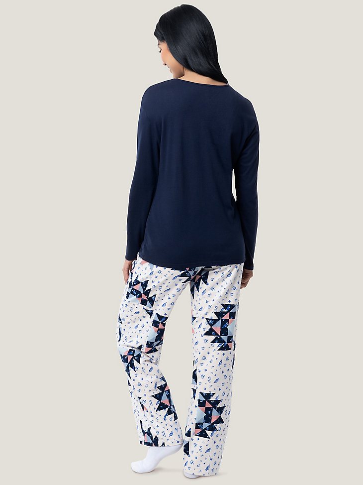 Women's Floral Sleep Set in Blue