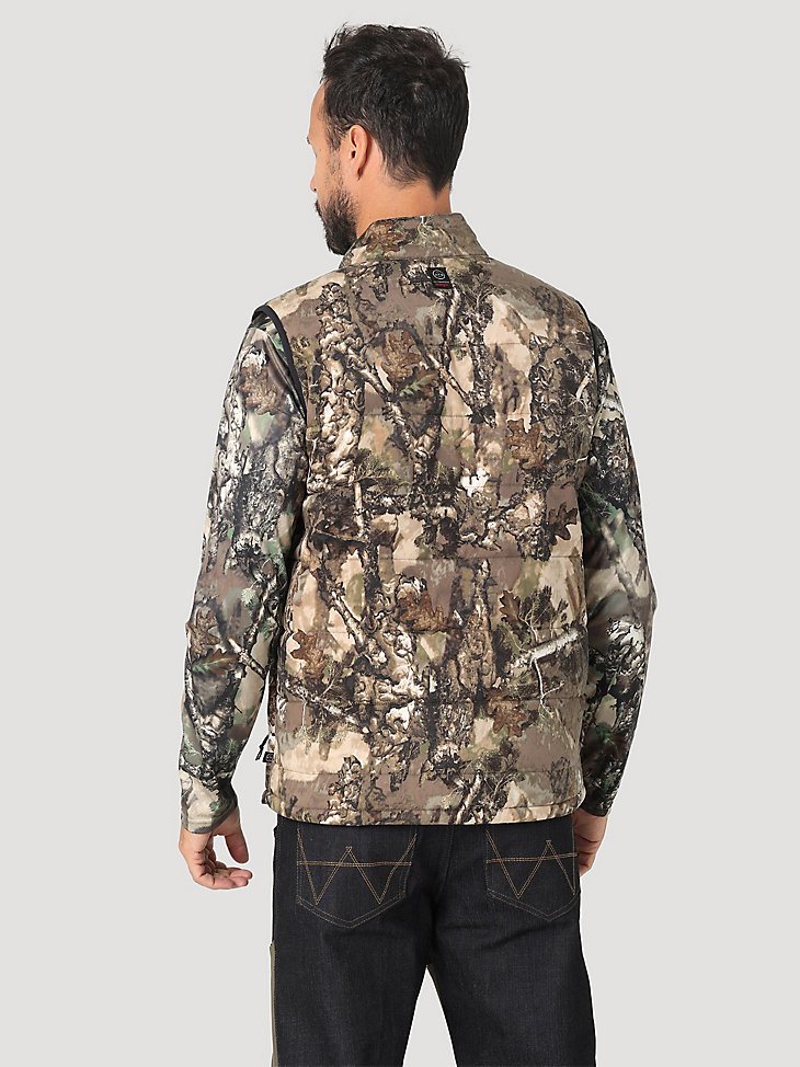 ATG Hunter Men's Mid Layer Vest in Warmwoods Camo