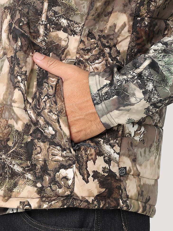 ATG Hunter Men's Mid Layer Vest in Warmwoods Camo