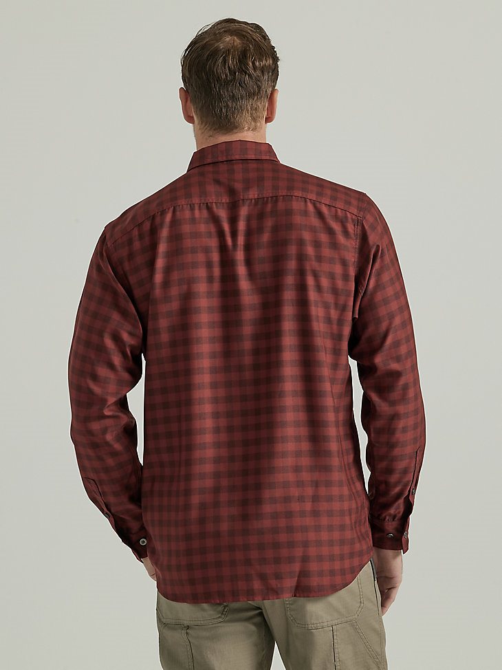 Wrangler RIGGS Workwear Technical Work Shirt in Red