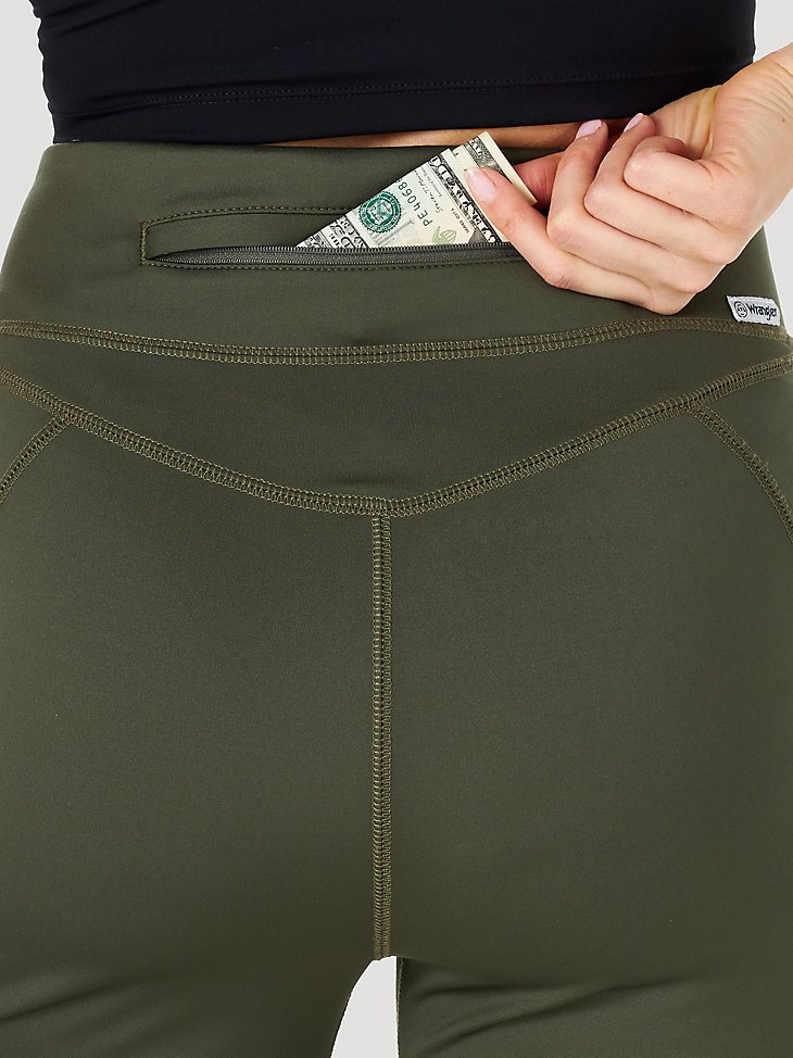 ATG by Wrangler Women's Cargo Leggings in Olive