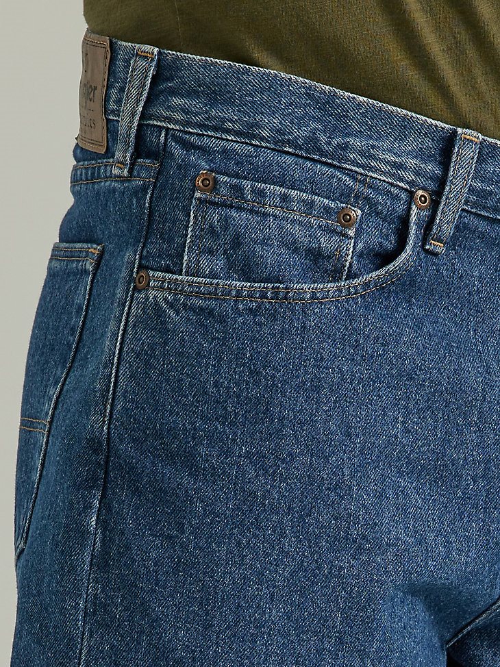 Men's Wrangler Authentics Relaxed Jean Short in Stonewash Dark