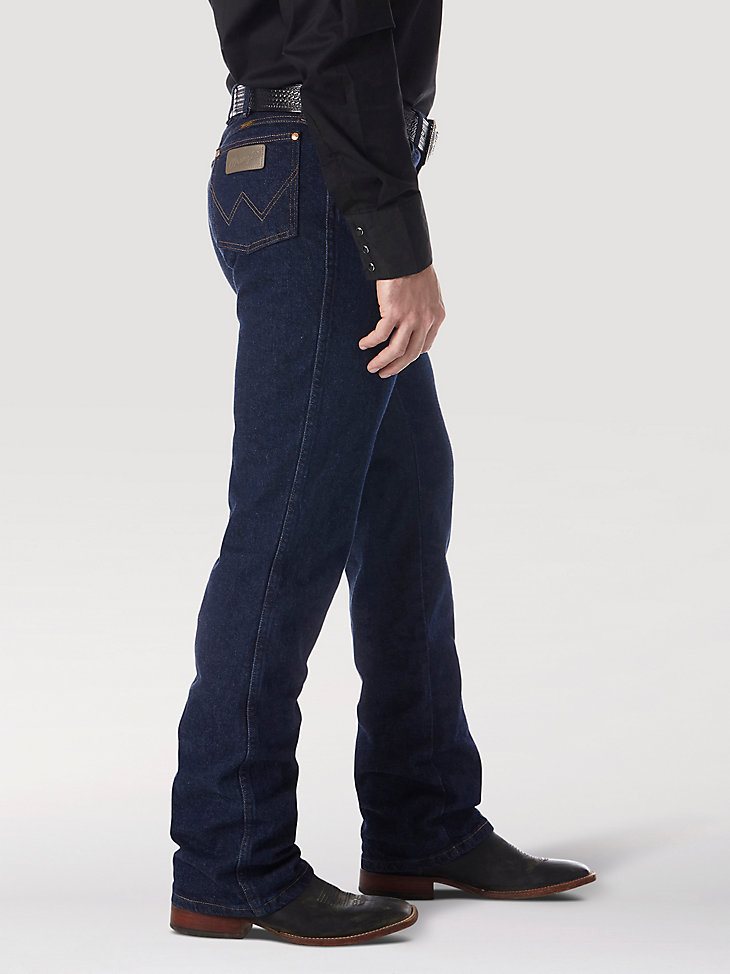 Wrangler Cowboy Cut Bootcut Stretch Regular Fit Jean in Navy