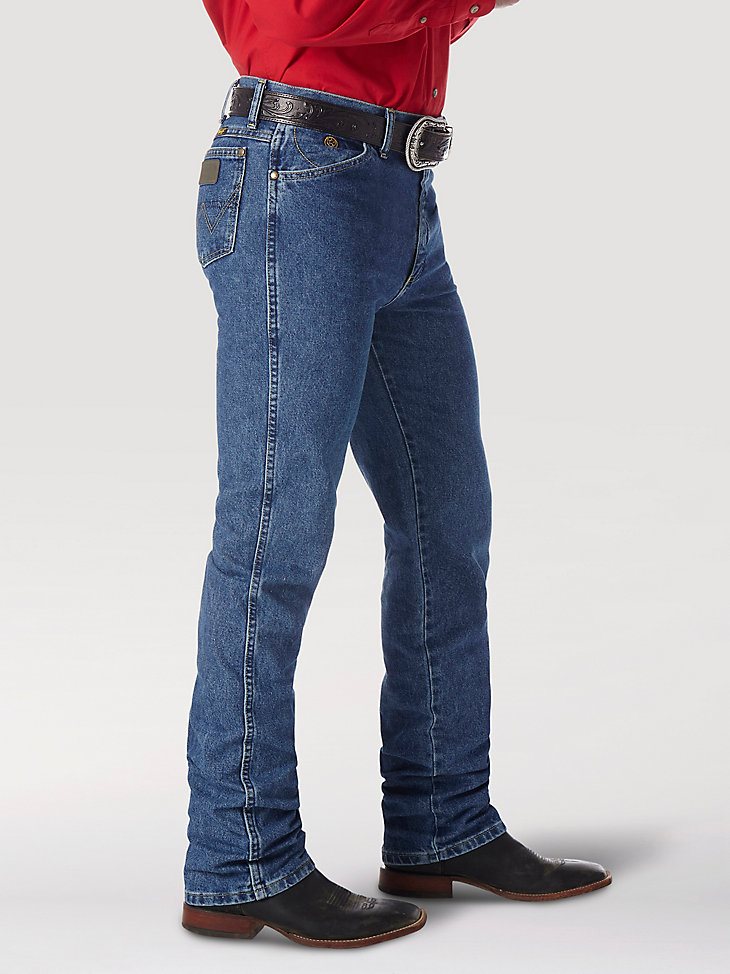 George Strait Cowboy Cut Slim Fit Jean in Heavyweight Stone Denim