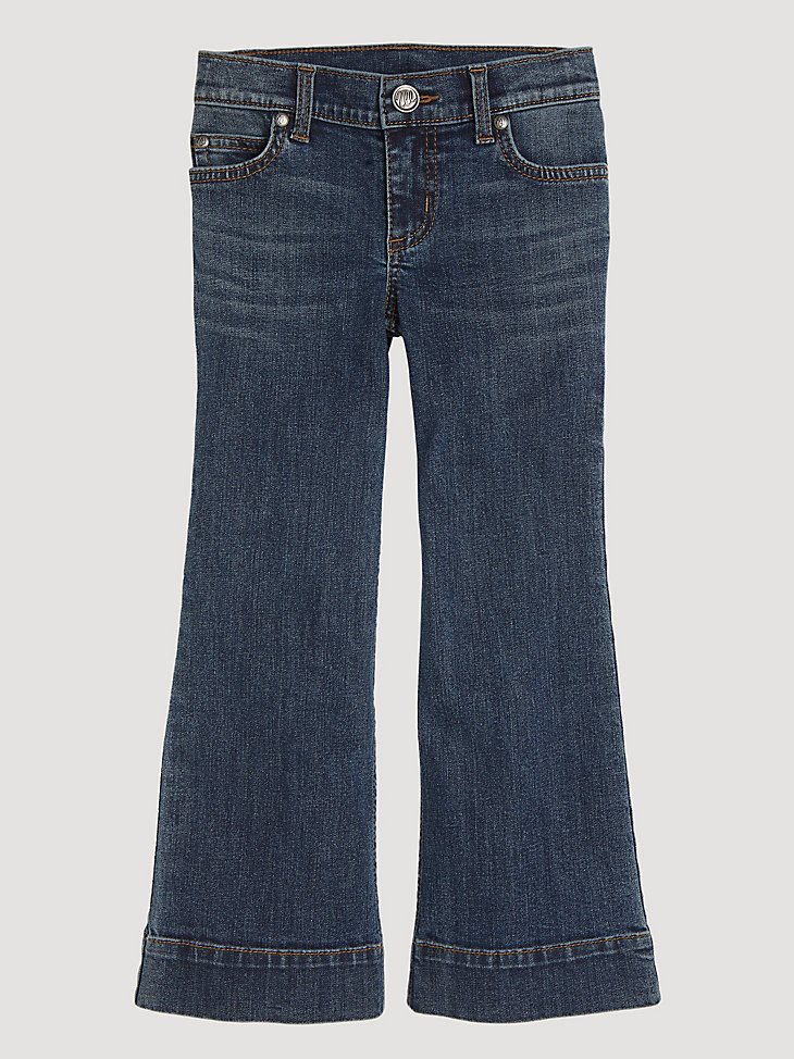 Girl's Wrangler Wide Leg Trouser Jean (4-14) in Darci