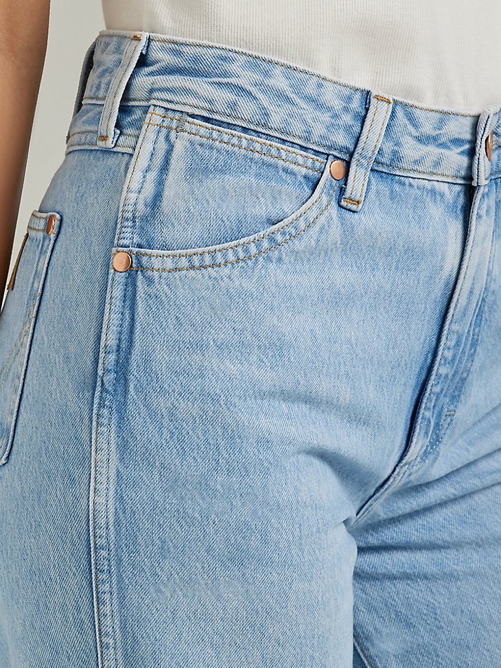 Women's Bonnie Destructed Loose Flare Jean in Bad Intentions