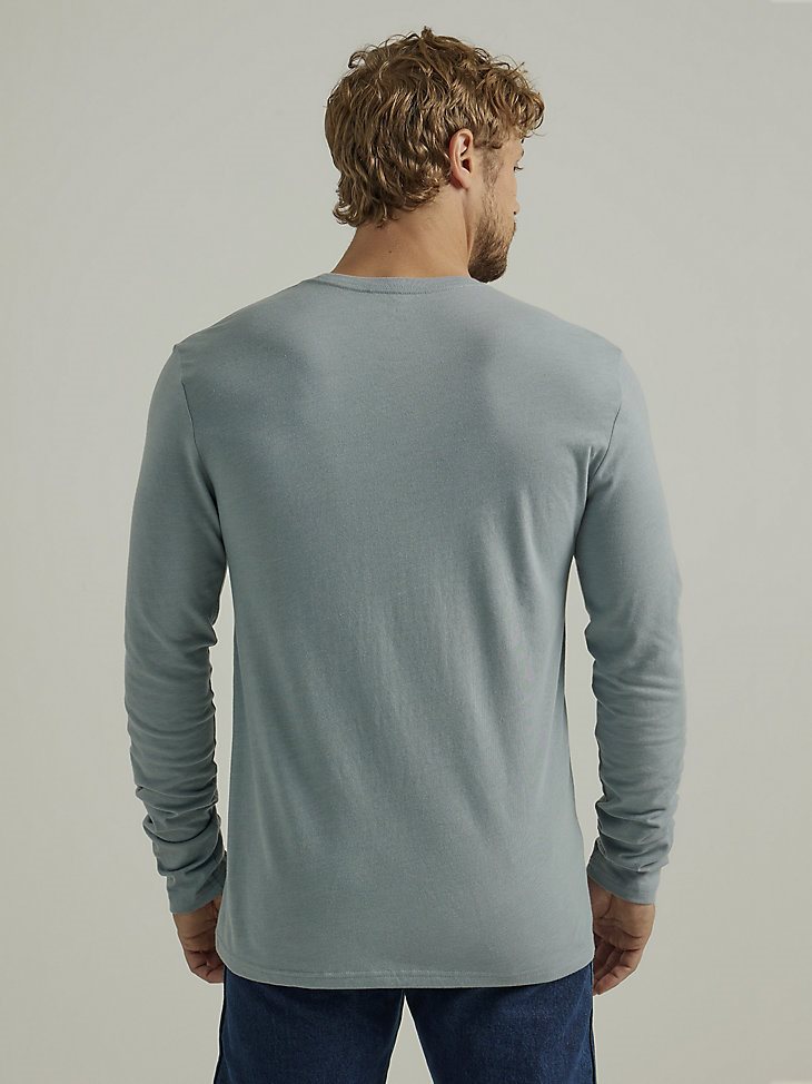 Men's Ride of Life Long Sleeve T-Shirt in Tradewinds Grey