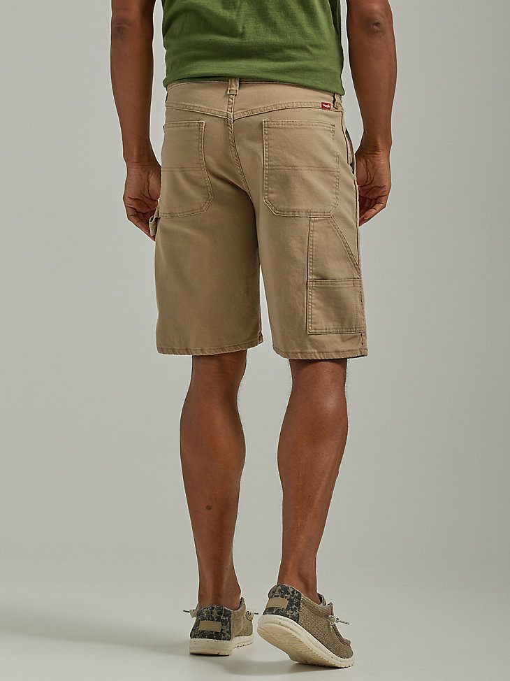 Men's Wrangler Five Star Premium Carpenter Shorts in Petrified Oak