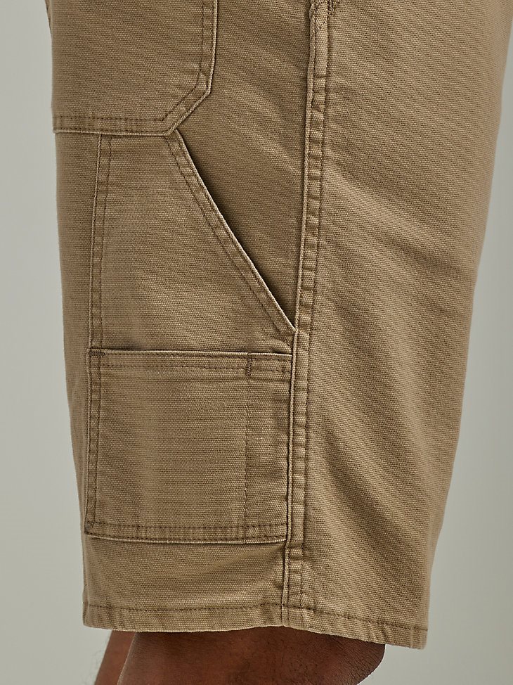 Men's Wrangler Five Star Premium Carpenter Shorts in Petrified Oak