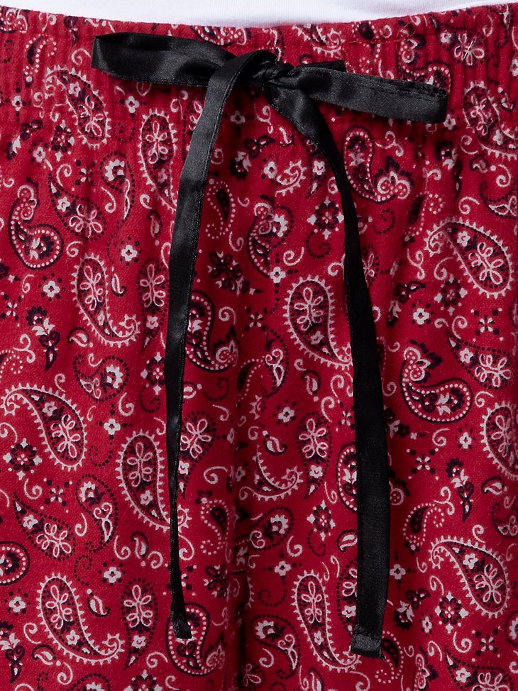 Women's Printed Sleep Set in Red