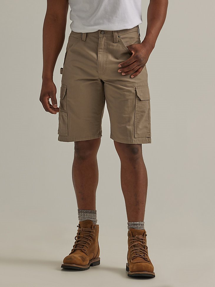 Wrangler Workwear Ranger Cargo Short in Dark Khaki