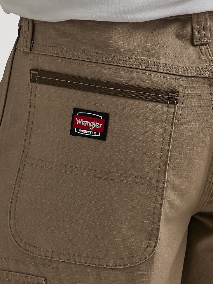 Wrangler Workwear Ranger Cargo Short in Dark Khaki