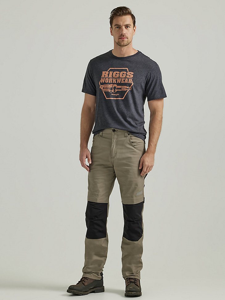 Wrangler RIGGS Workwear Technical Carpenter Pant in Dark Khaki