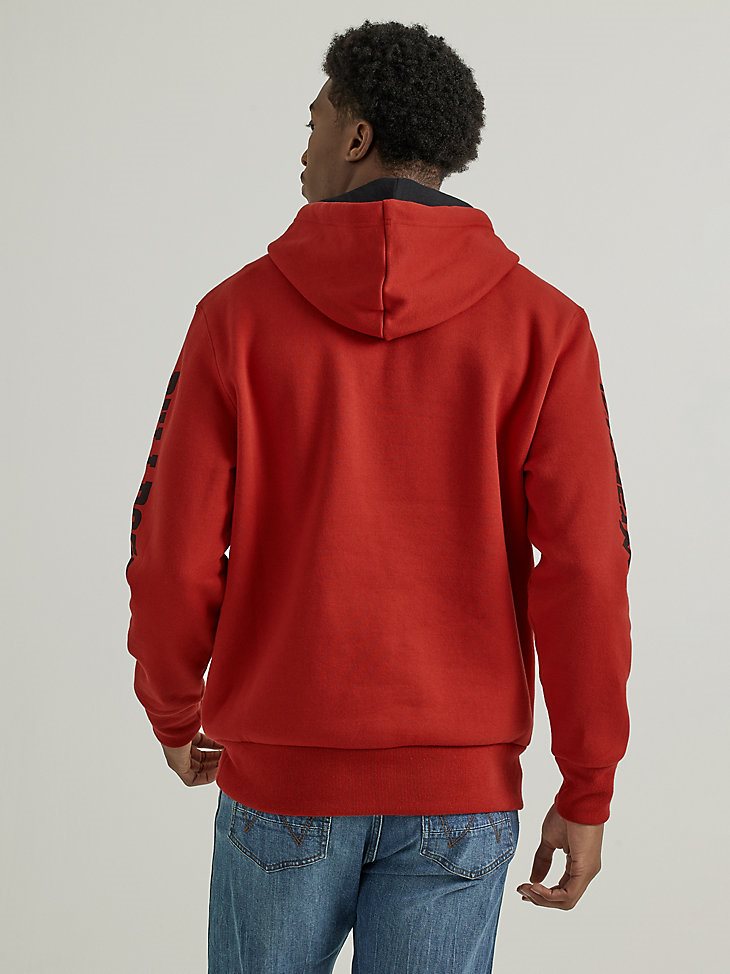 Men's Wrangler Collegiate Roped Pullover Hoodie in University of Georgia