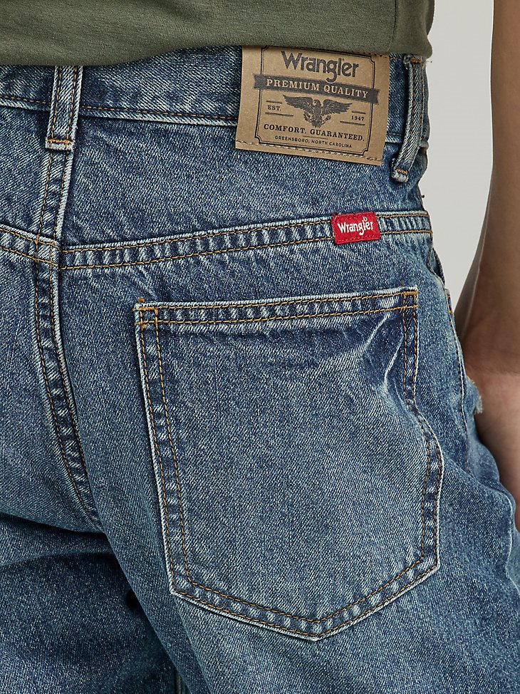 Boy's Relaxed Fit Tapered Jean (4-7) in Outlaw Blue
