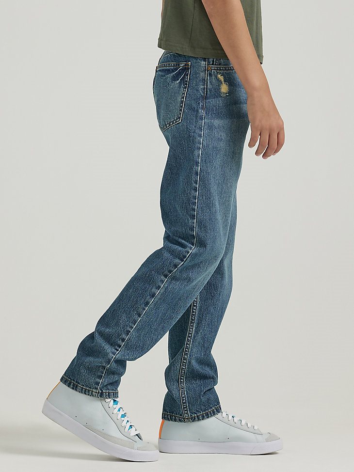 Boy's Relaxed Fit Tapered Jean (4-7) in Outlaw Blue