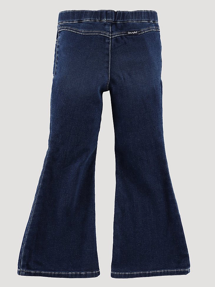 Girl's Wrangler Pull On Flare Jean in Tori