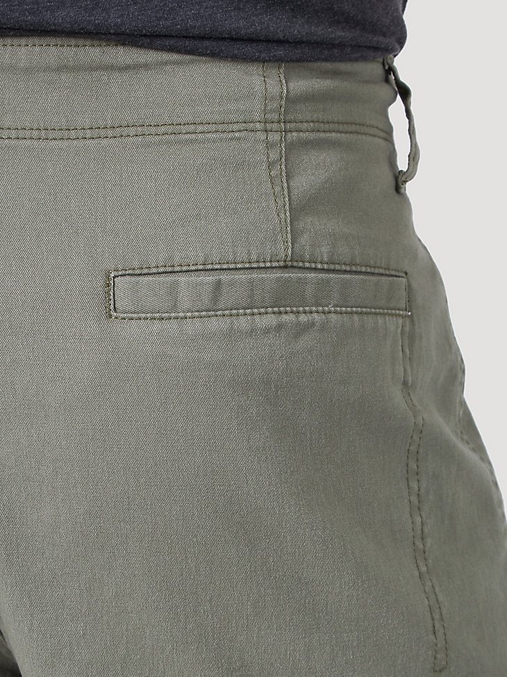 Men's Wrangler Authentics Stretch Cargo Short in Dusty Olive