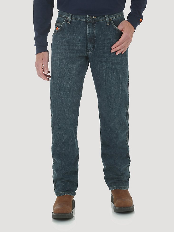 Men's Wrangler FR Flame Resistant Advanced Comfort Regular Fit Jean in Dark Tint