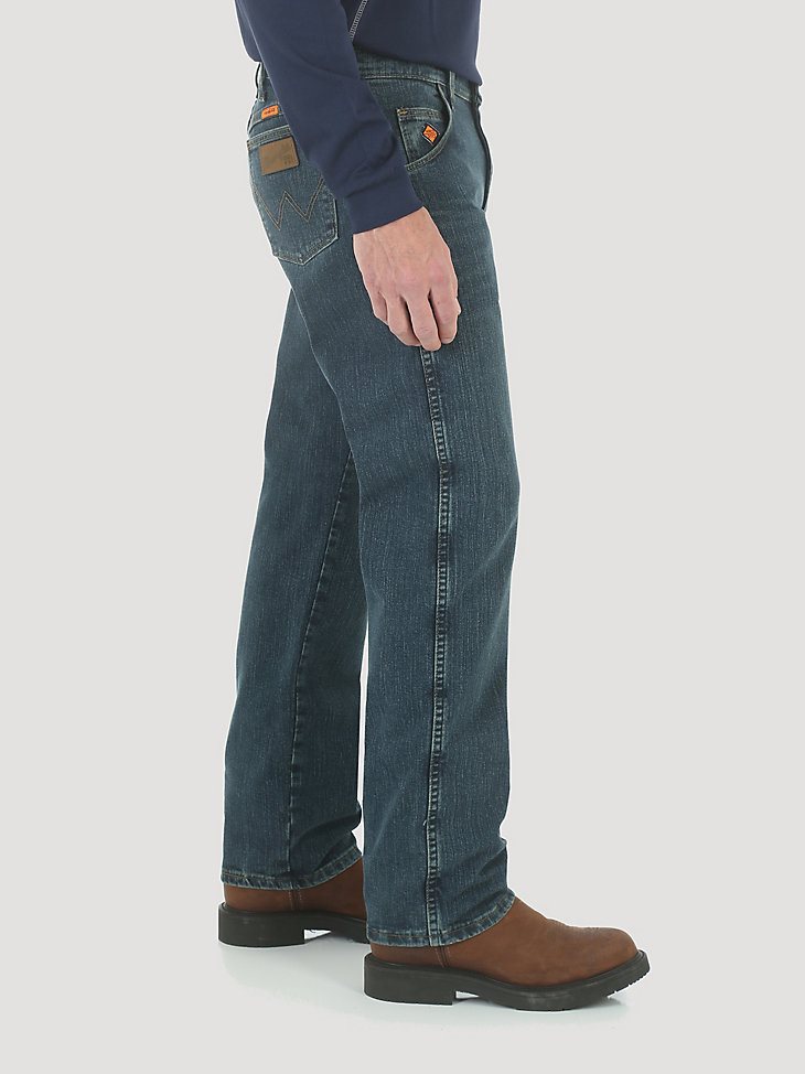 Men's Wrangler FR Flame Resistant Advanced Comfort Regular Fit Jean in Dark Tint