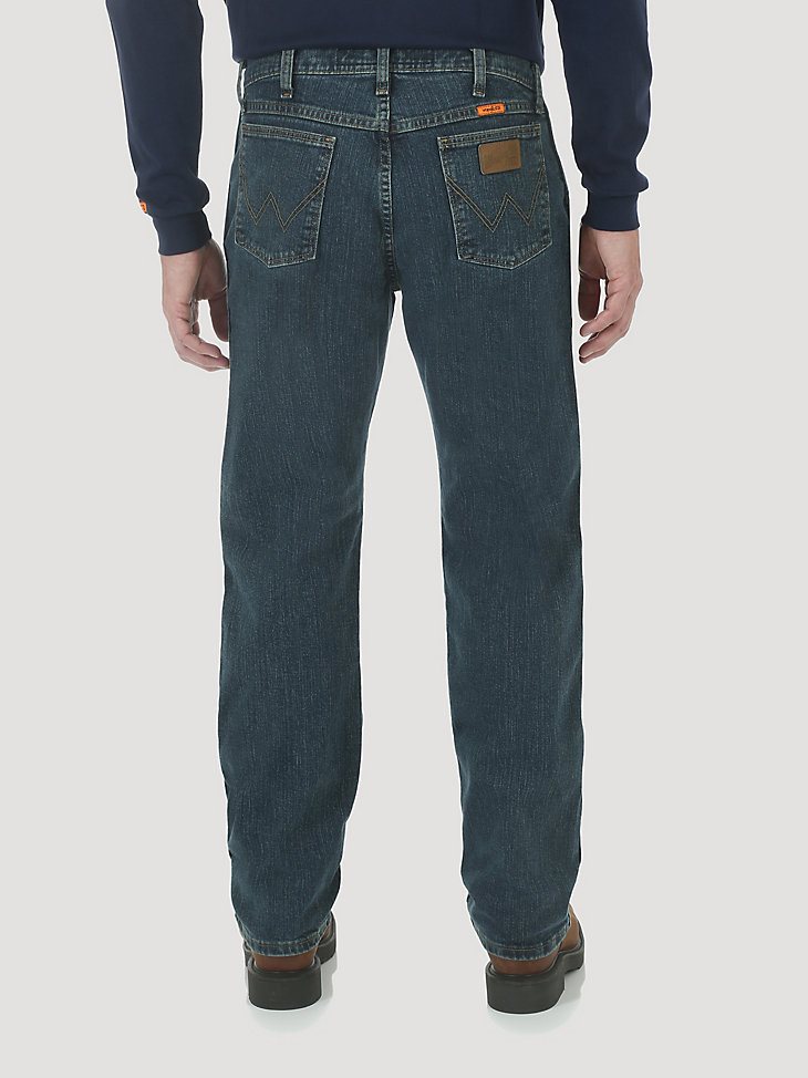 Men's Wrangler FR Flame Resistant Advanced Comfort Regular Fit Jean in Dark Tint