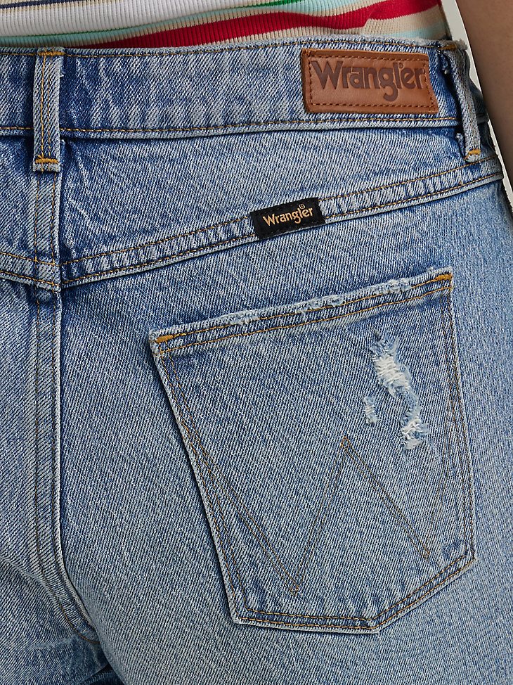 Women's High Rise Mid Thigh Short in Bloom