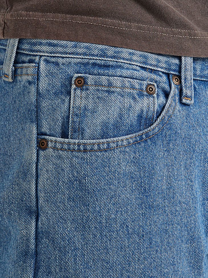Wrangler Five Star Premium Denim Relaxed Fit Jean in Stone Bleach