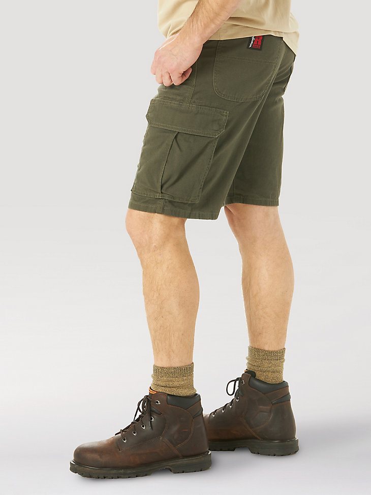 Wrangler RIGGS Workwear Stretch Ranger Cargo Short in Loden