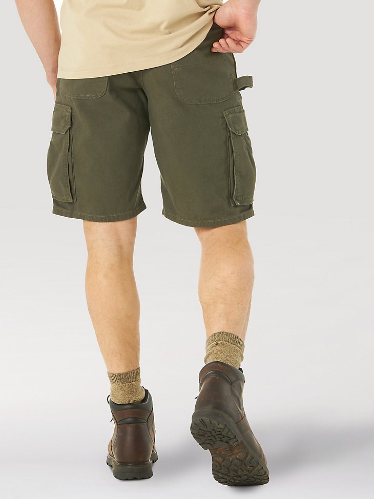 Wrangler RIGGS Workwear Stretch Ranger Cargo Short in Loden