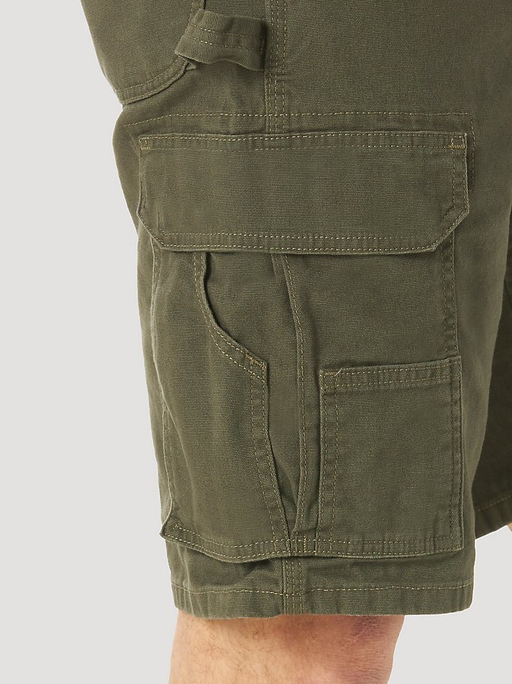 Wrangler RIGGS Workwear Stretch Ranger Cargo Short in Loden