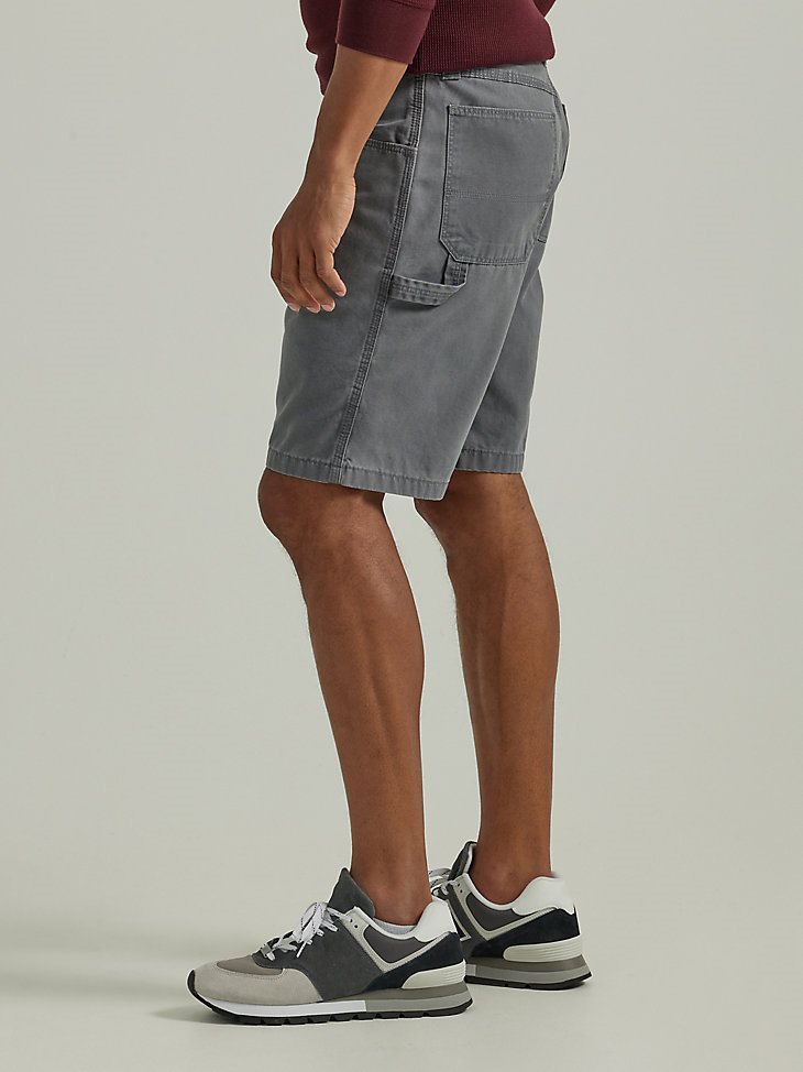 Men's Wrangler Authentics Loose Fit Carpenter Short in Rock Grey